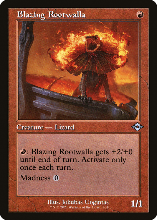 Blazing Rootwalla (Retro) (404) - Modern Horizons 2