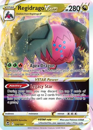 Regidrago VSTAR (136) Holofoil - SWSH12 Silver Tempest