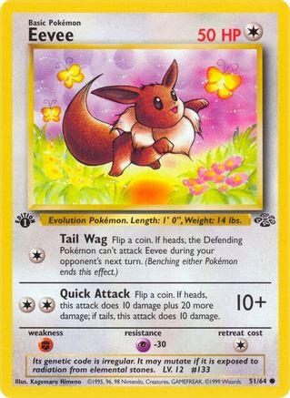 Eevee (51/64) [Jungle 1st Edition]