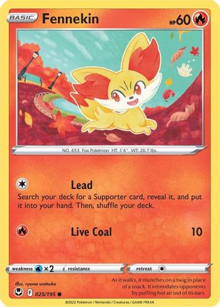 Fennekin (25) - SWSH12 Silver Tempest