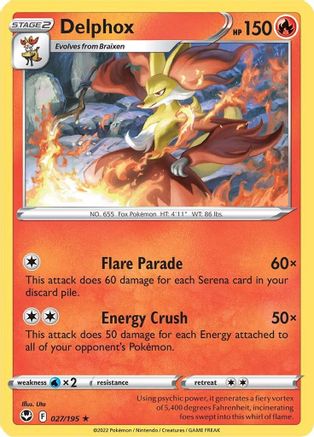 Delphox (27) - Silver Tempest