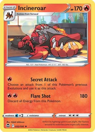 Incineroar (32) - Silver Tempest