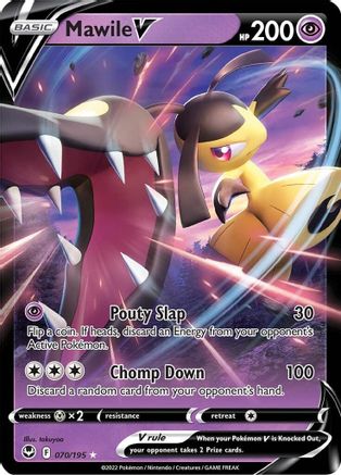 Mawile V (70) Holofoil - Silver Tempest