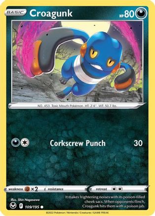 Croagunk (109) - SWSH12 Silver Tempest
