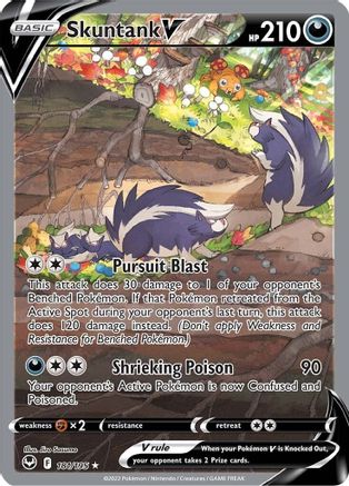 Skuntank V (Alternate Full Art) (181) Holofoil - Silver Tempest