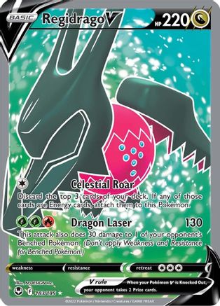 Regidrago V (Full Art) (183) Holofoil - SWSH12 Silver Tempest