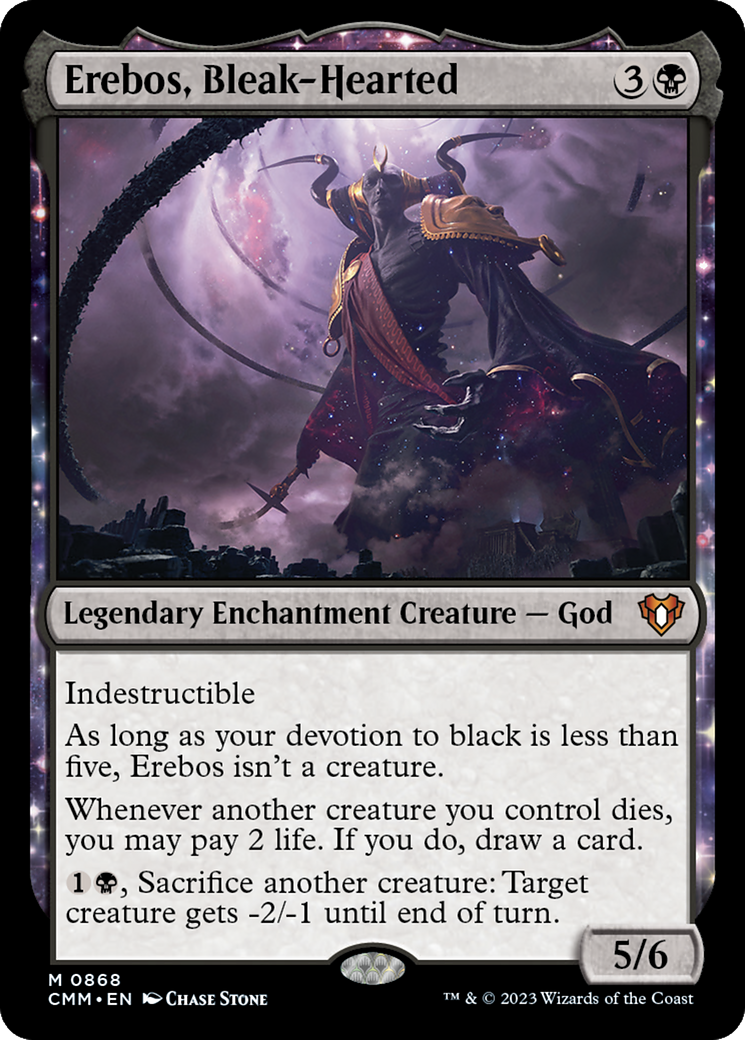 Erebos, Bleak-Hearted [Commander Masters] | Silver Goblin