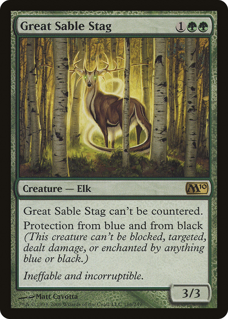 Great Sable Stag (186) - Magic 2010