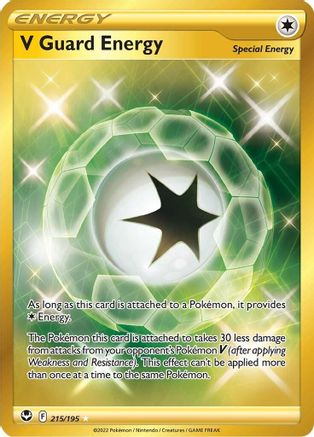 V Guard Energy (Secret) (215) Holofoil - SWSH12 Silver Tempest