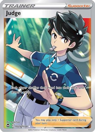 Judge (TG25) Holofoil - SWSH12 Silver Tempest Trainer Gallery