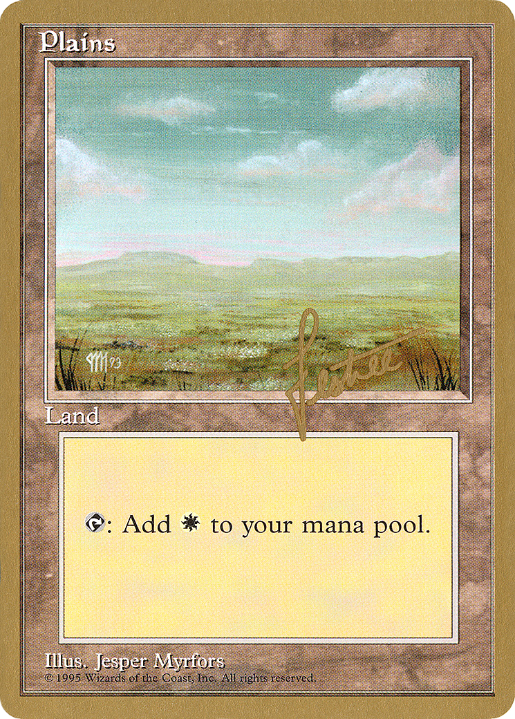 Plains (A) - 1996 Bertrand Lestree (4ED) - Pro Tour Collector Set