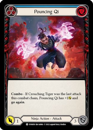 Pouncing Qi (Blue) (DYN058) - Dynasty