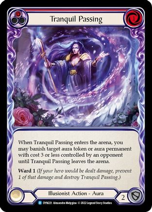 Tranquil Passing (Red) (DYN221) Rainbow Foil - Dynasty