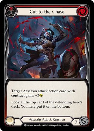 Cut to the Chase (Red) (DYN148) - Dynasty