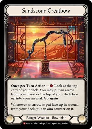 Sandscour Greatbow (DYN151) Rainbow Foil - Dynasty