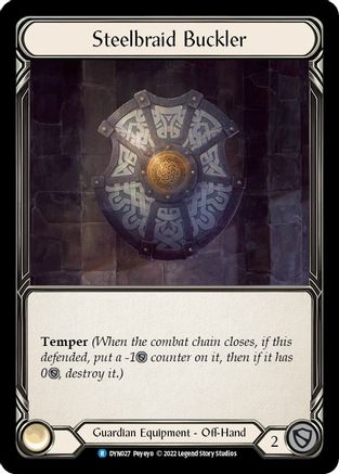 Steelbraid Buckler (DYN027) Cold Foil - Dynasty