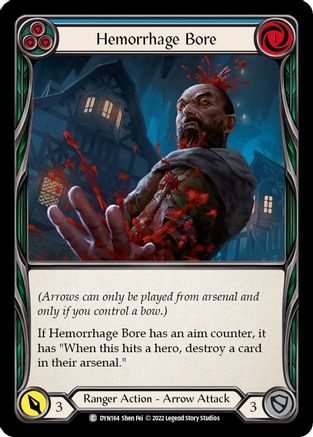 Hemorrhage Bore (Blue) (DYN164) Rainbow Foil - Dynasty