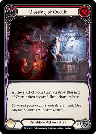 Blessing of Occult (Red) (DYN179) - Dynasty