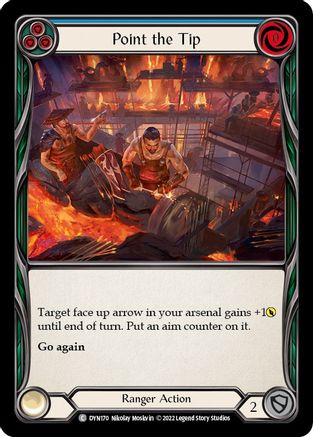 Point the Tip (Blue) (DYN170) Rainbow Foil - Dynasty