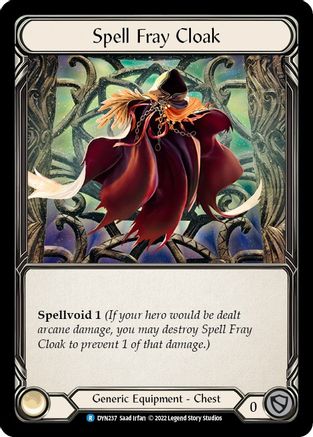 Spell Fray Cloak (DYN237) Cold Foil - Dynasty