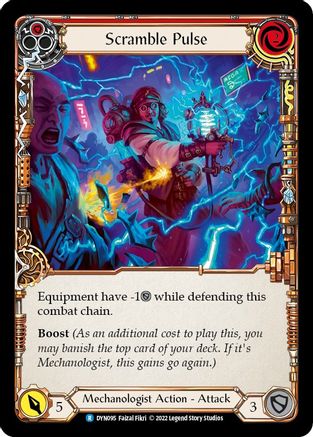 Scramble Pulse (Red) (DYN095) Rainbow Foil - Dynasty