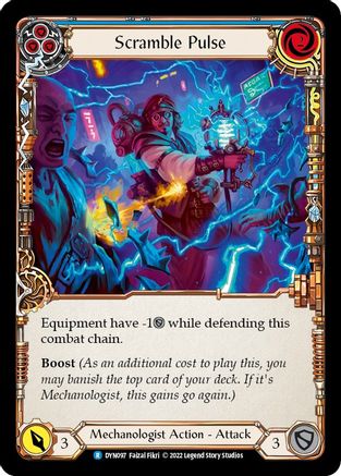 Scramble Pulse (Blue) (DYN097) Rainbow Foil - Dynasty