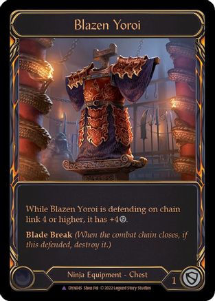 Blazen Yoroi (Marvel) (DYN045) Cold Foil - Dynasty