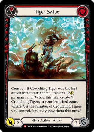 Tiger Swipe [DYN047] (Dynasty) | Silver Goblin