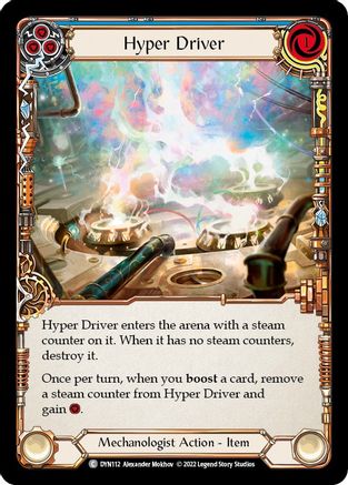 Hyper Driver (Blue) (DYN112) Rainbow Foil - Dynasty