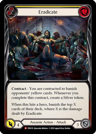 Eradicate (DYN119) Rainbow Foil - Dynasty