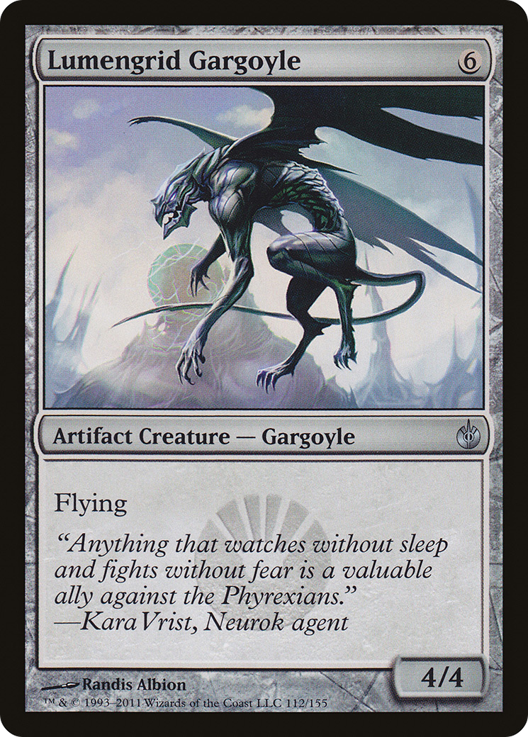 Lumengrid Gargoyle (112) Foil - Mirrodin Besieged