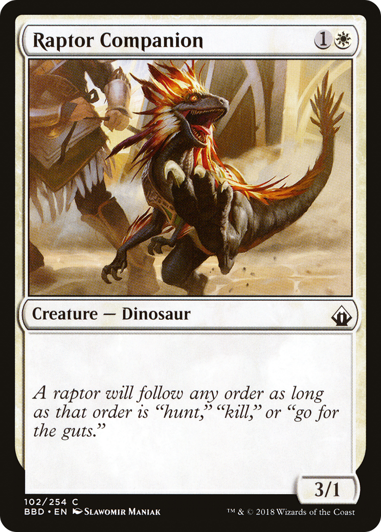 Raptor Companion (102) Foil - Battlebond