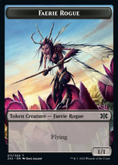 Faerie Rogue // Angel Double-Sided Token [Double Masters 2022 Tokens] | Silver Goblin