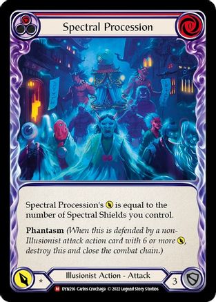 Spectral Procession (DYN216) Rainbow Foil - Dynasty
