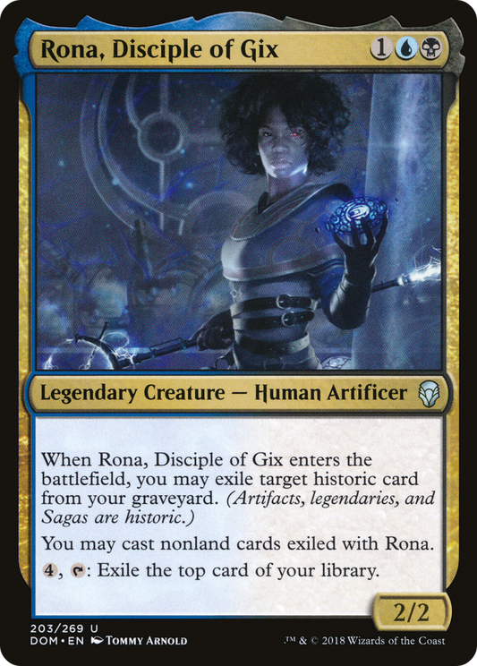 Rona, Disciple of Gix [Dominaria] Foil