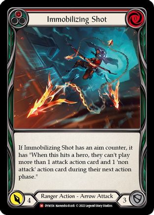 Immobilizing Shot (DYN154) Rainbow Foil - Dynasty