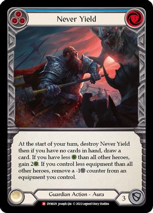 Never Yield (DYN029) - Dynasty