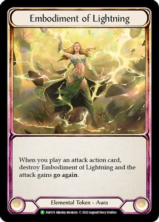 Embodiment of Lightning - FAB119 (FAB119) Cold Foil - Flesh and Blood: Promo Cards