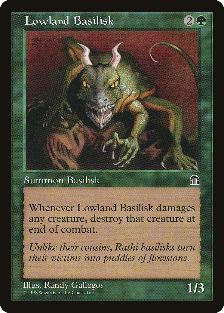 Lowland Basilisk [Stronghold] | Silver Goblin