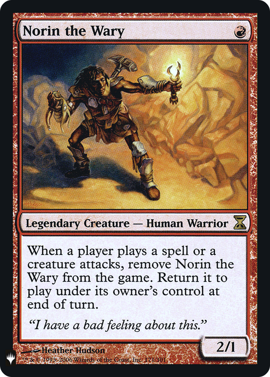 Norin the Wary (TSP-171) Foil - The List