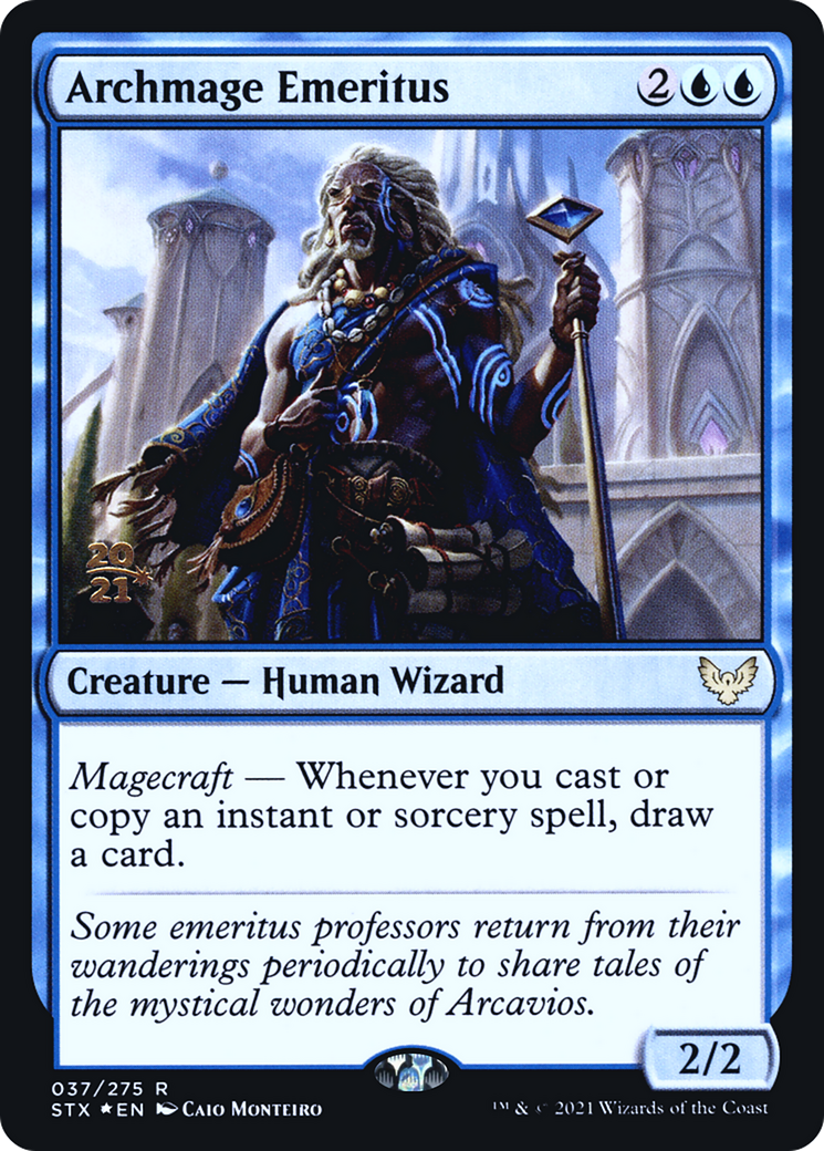 Archmage Emeritus (37s) Foil - Strixhaven: School of Mages Promos