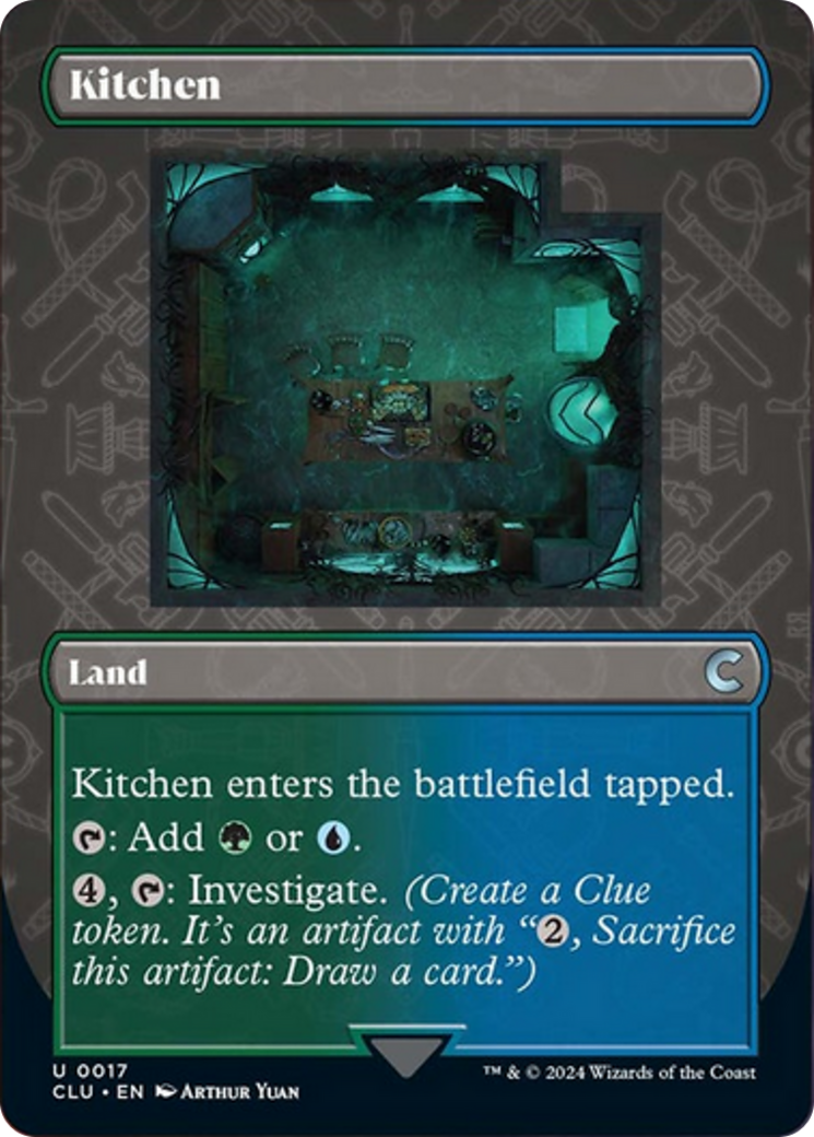 Kitchen (Borderless) [Ravnica: Clue Edition] | Silver Goblin