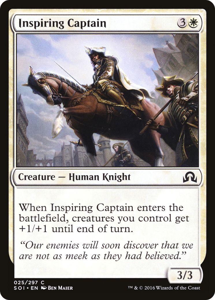 Inspiring Captain (025) Foil - Shadows over Innistrad