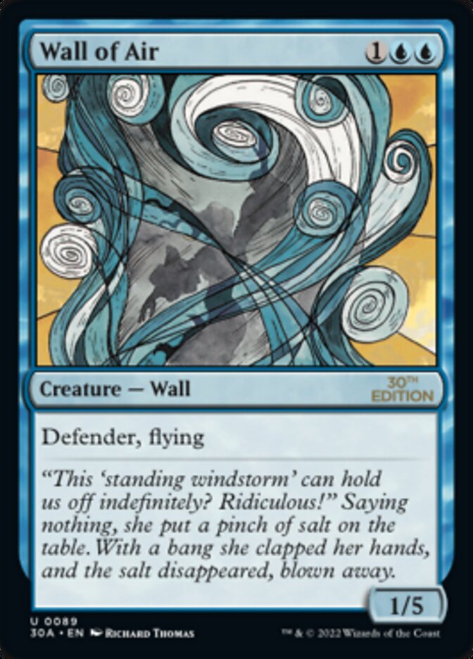 Wall of Air (089) - 30th Anniversary Edition