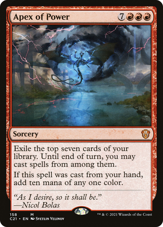Apex of Power (158) - Commander 2021