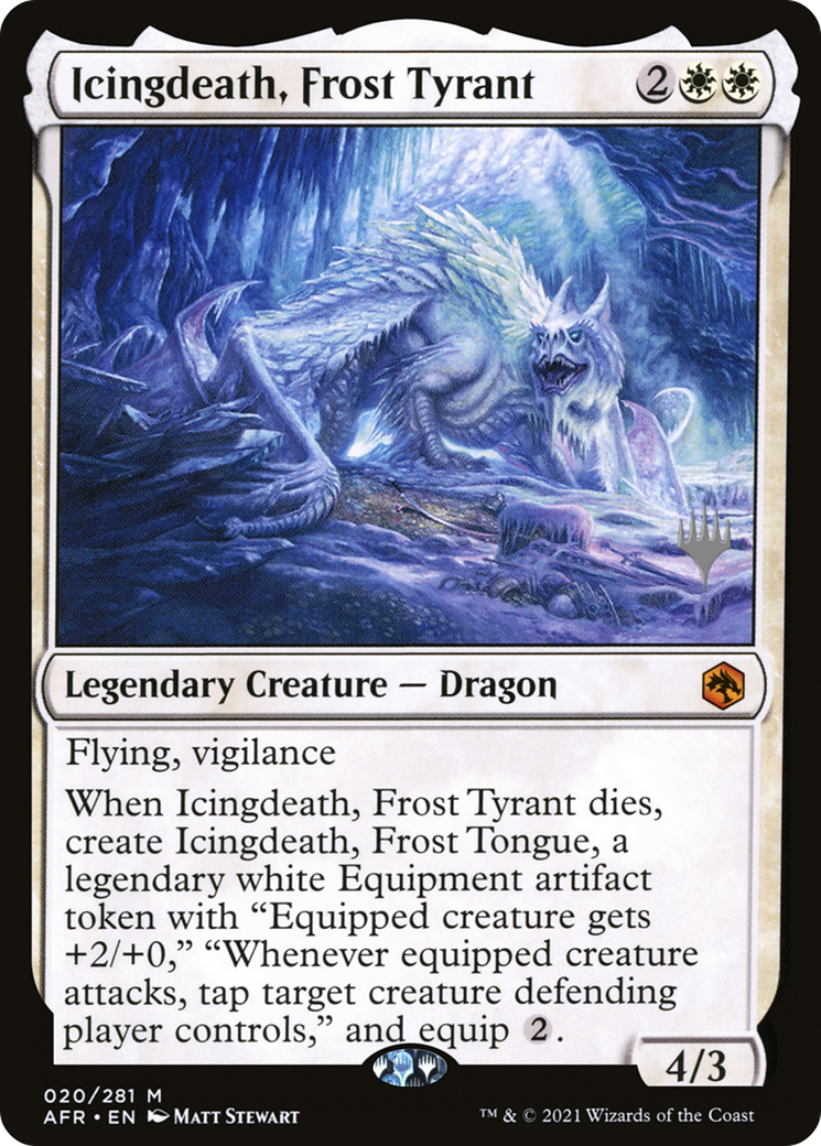 Icingdeath, Frost Tyrant (020) - Adventures in the Forgotten Realms Promos