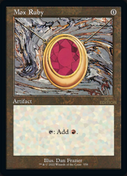 Mox Ruby (Retro) (558) - 30th Anniversary Edition