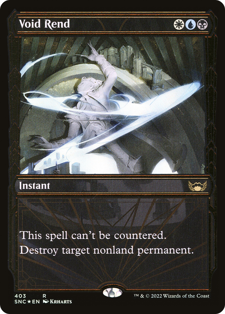 Void Rend (Gilded Foil) (403) Foil - Streets of New Capenna