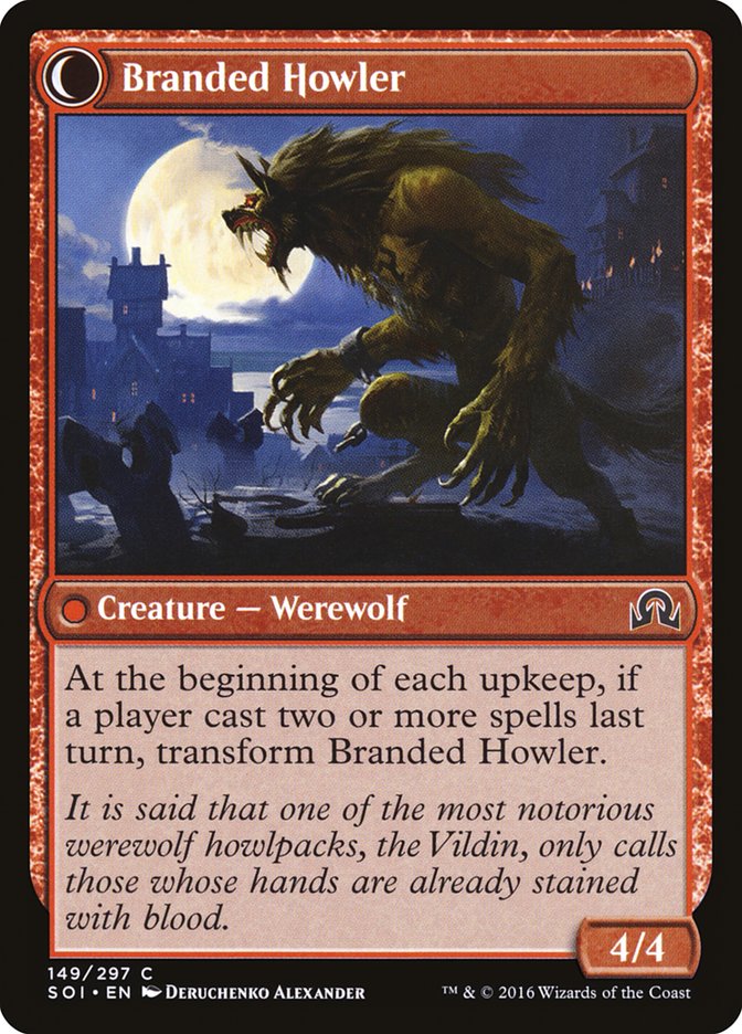 Convicted Killer // Branded Howler (149) Foil - Shadows over Innistrad