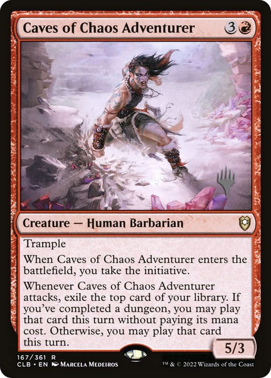 Caves of Chaos Adventurer (Promo Pack) [The Lost Caverns of Ixalan Promos] Foil